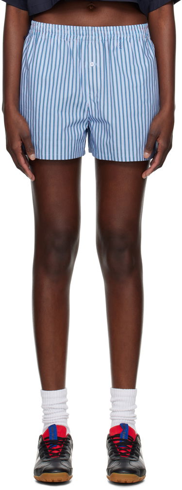 Боксерки We11done We11done Classic Stripe Shorts Синьо | WD-PT1-25-208-W-BL, 0