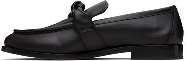Кецове и обувки Bottega Veneta Bottega Veneta Astaire Knotted Leather Loafers Черно | 796445V5DZ01000, 2