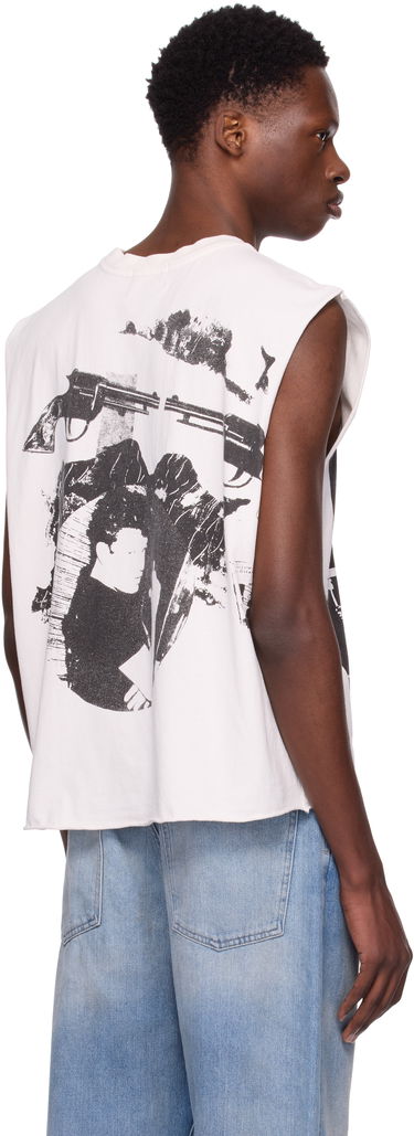 Тениска Enfants Riches Déprimés Enfants Riches Déprimés Endless Blockades Graphic Cut Off T-Shirt Бяло | 010-835, 2