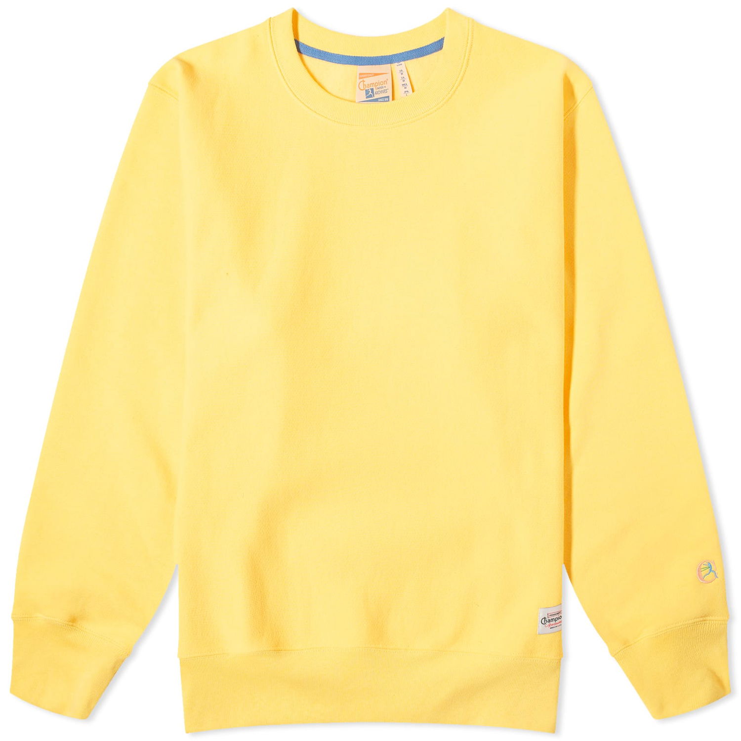 Суитчър Champion Made in USA Reverse Weave Crew Sweat Жълто | S7448-XATEO, 0