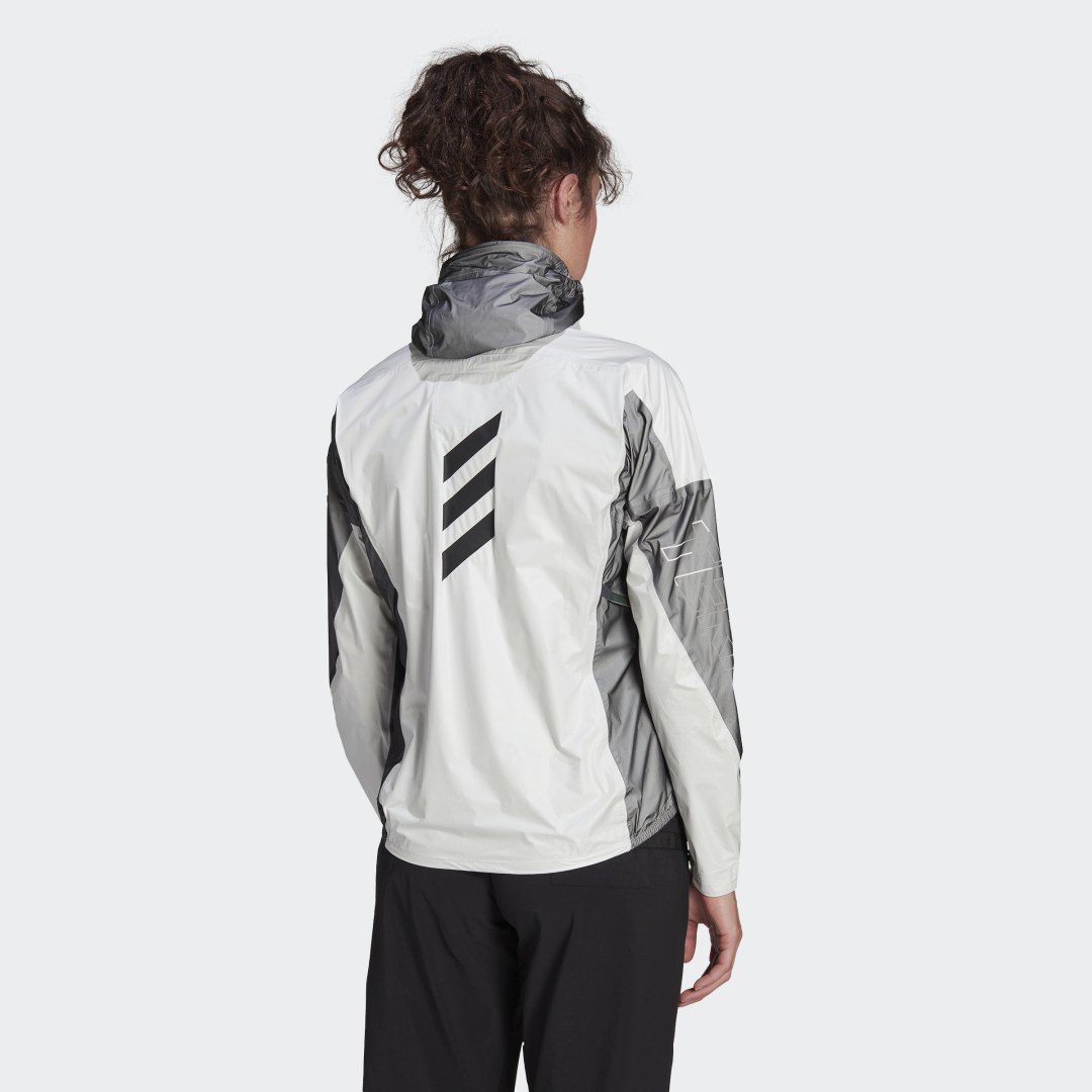 Ветровка adidas Performance Terrex Agravic Three-Layer Pro Rain Jacket Бяло | H44104, 1