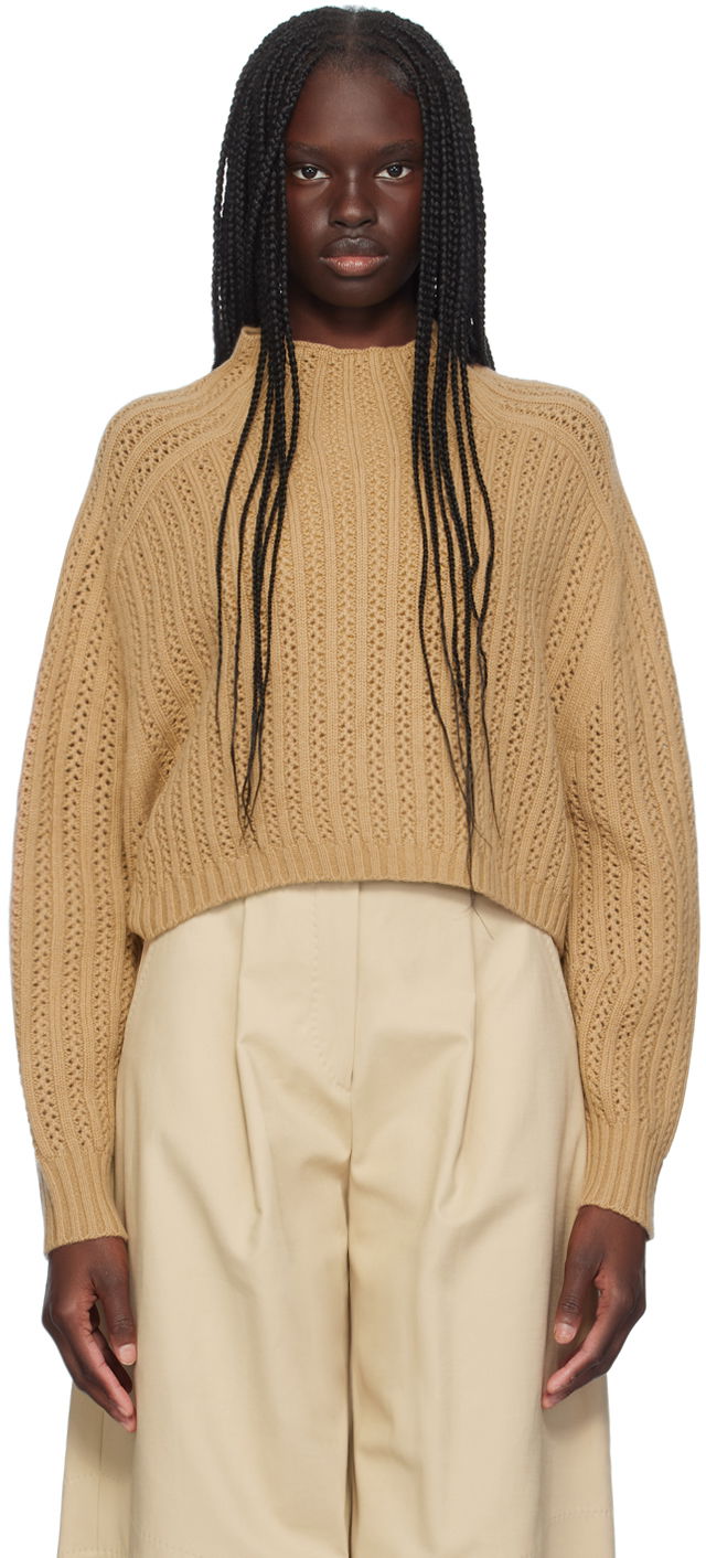 Пуловер Max Mara Max Mara Knit Sweater Бежово | 2421366021600