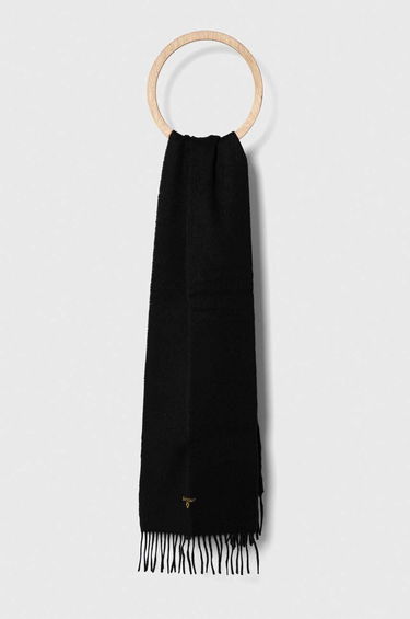 Шал Barbour Wool Scarf Черно | USC0008, 0