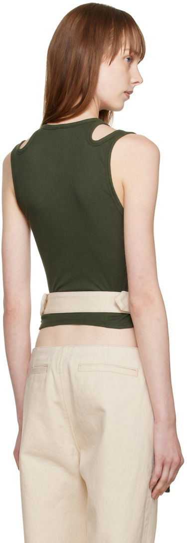 Потник Dion Lee Double Loop Tank Top Зелено | C3053F22, 2