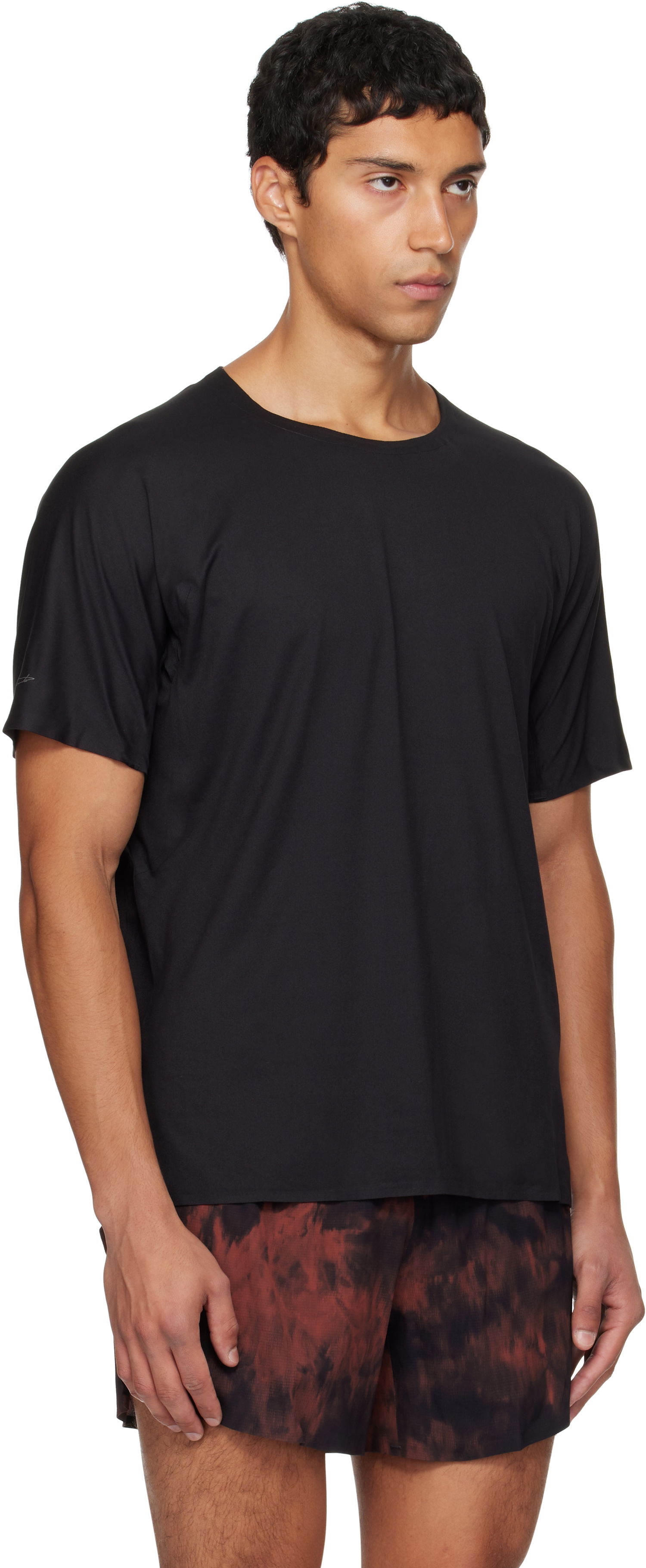 Тениска Y-3 Y-3 Running Short Sleeve T-Shirt Черно | JX4807, 1