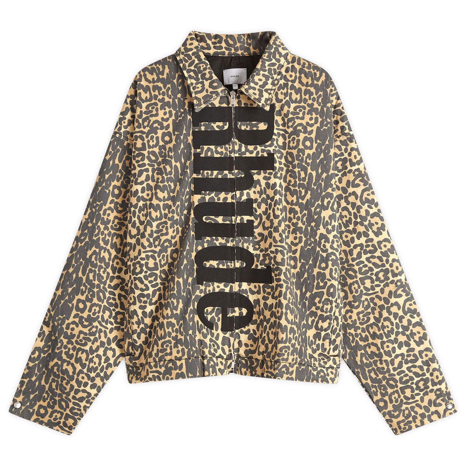 Яке Rhude Rhude Leopard Work Jacket, Size Large Бежово | RHSS25JA090120274, 1