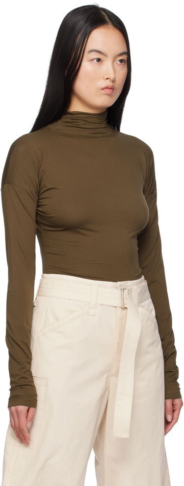 Пуловер LEMAIRE Second Skin Turtleneck Зелено | TO1175 LJ053, 1