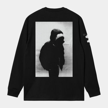 Тениска Carhartt WIP L/S Archive Script T-Shirt Черно | I036002_9, 1