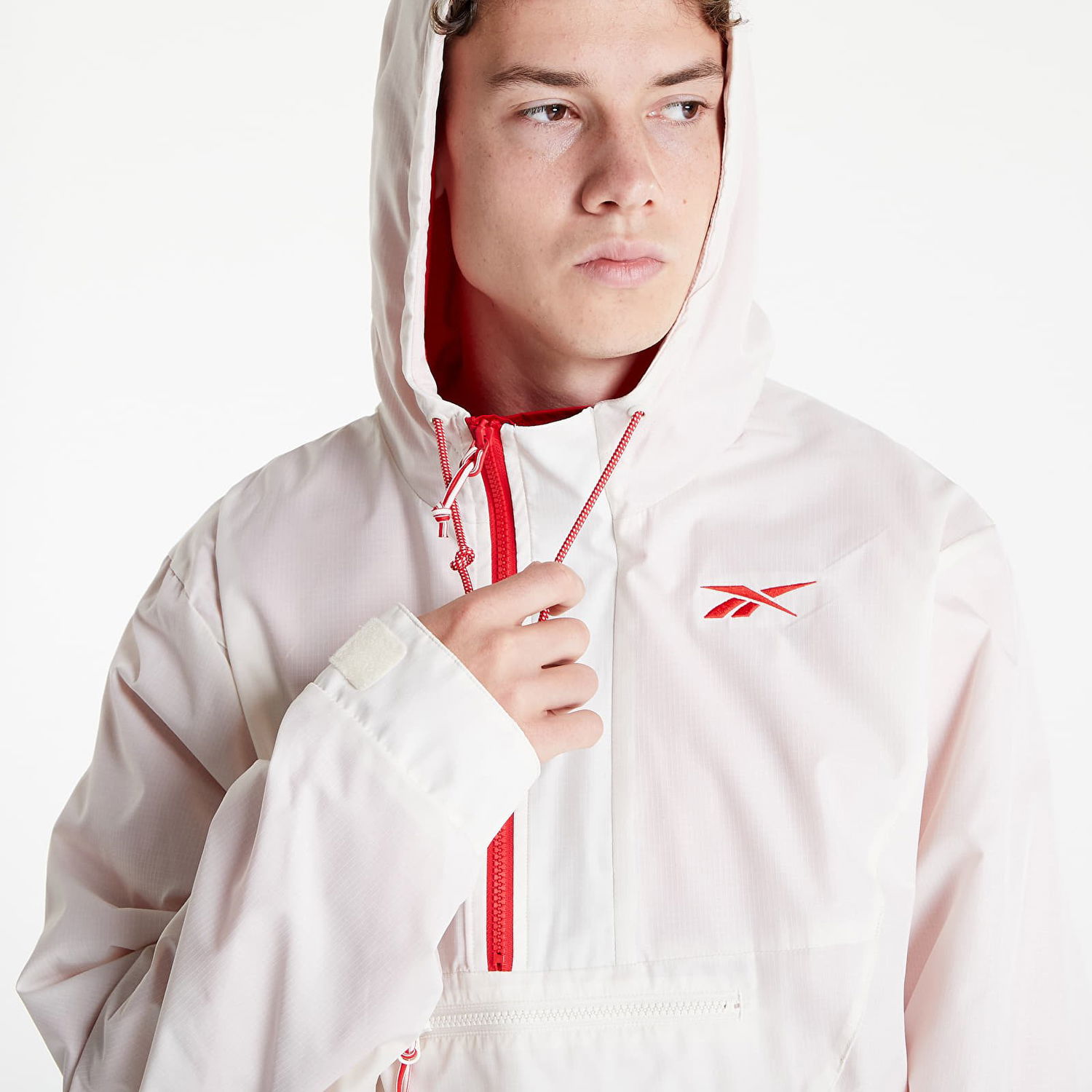 Яке Reebok Vector Fleece Anorak Бяло | HH8369, 1
