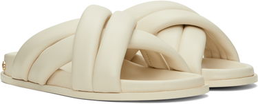 Бельо и чорапи Anine Bing ANINE BING Lizzie Padded Slide Sandals Бяло | A-14-4028-150, 3
