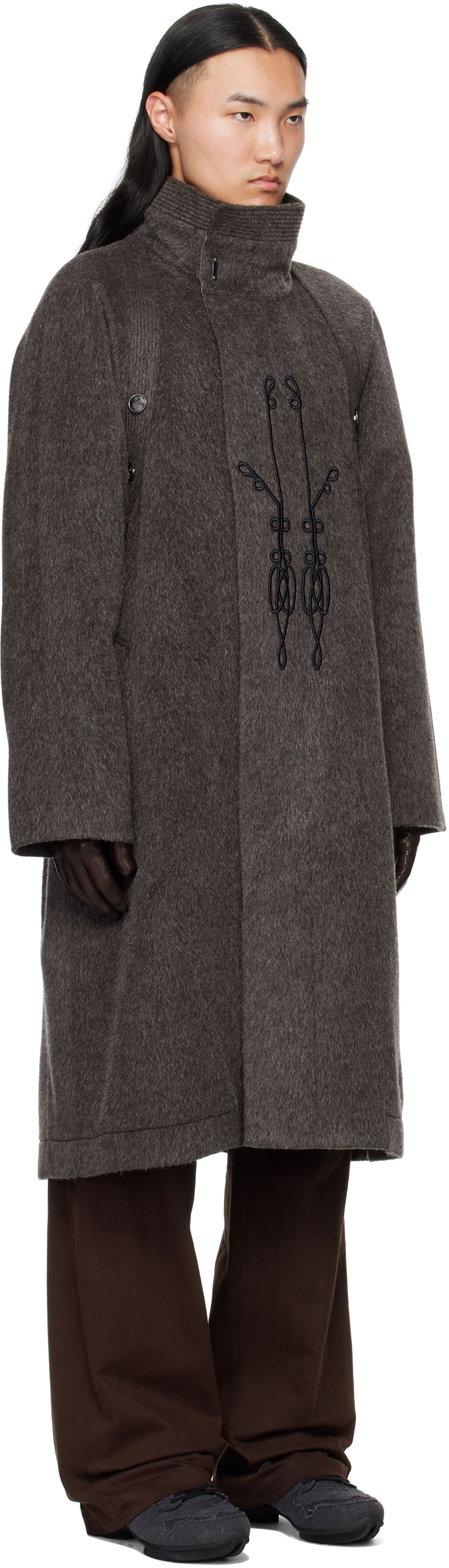 Палта KIKO KOSTADINOV Kormos Military Coat Сиво | KKAW25C01-44, 1