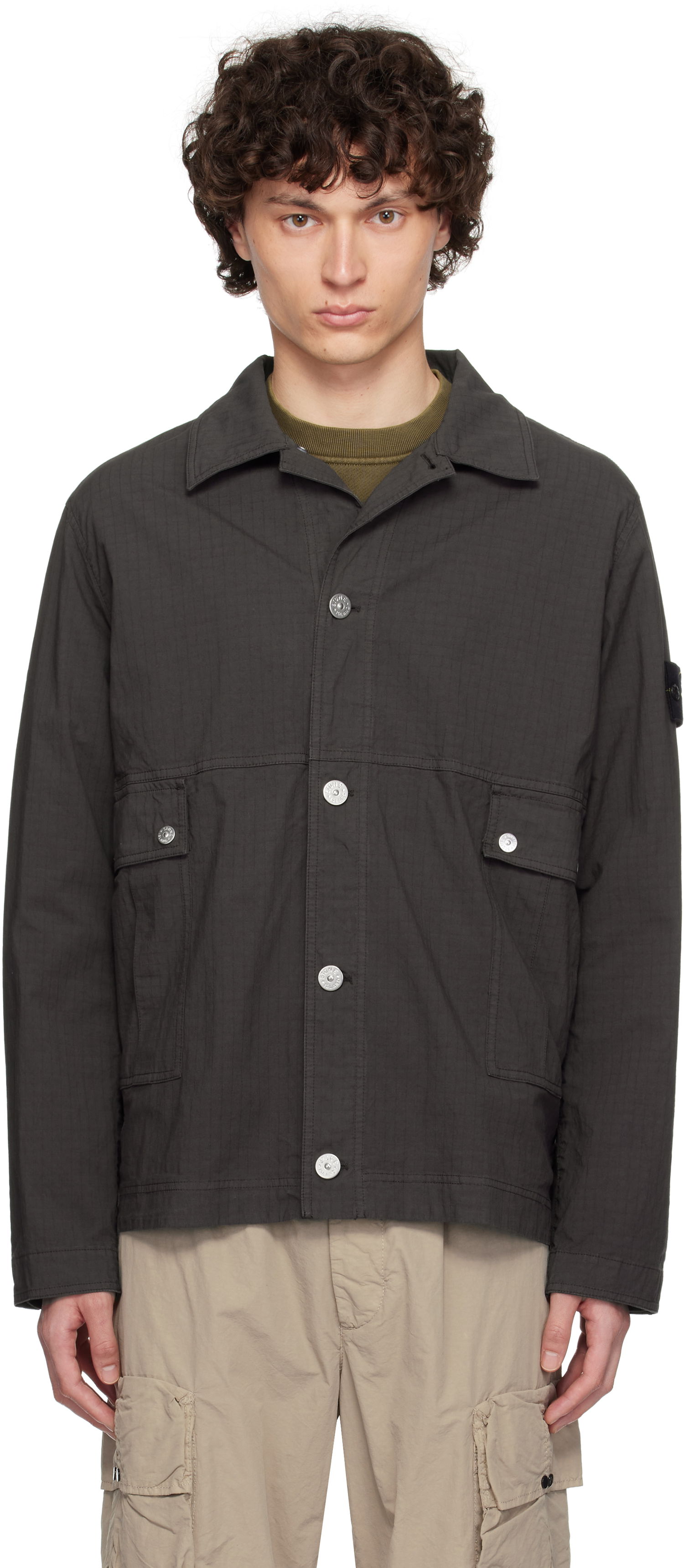 Яке Stone Island Stone Island Mil-Spec Stretch Ripstop-TC Jacket Зелено | K1S15 1200026 S0063, 0