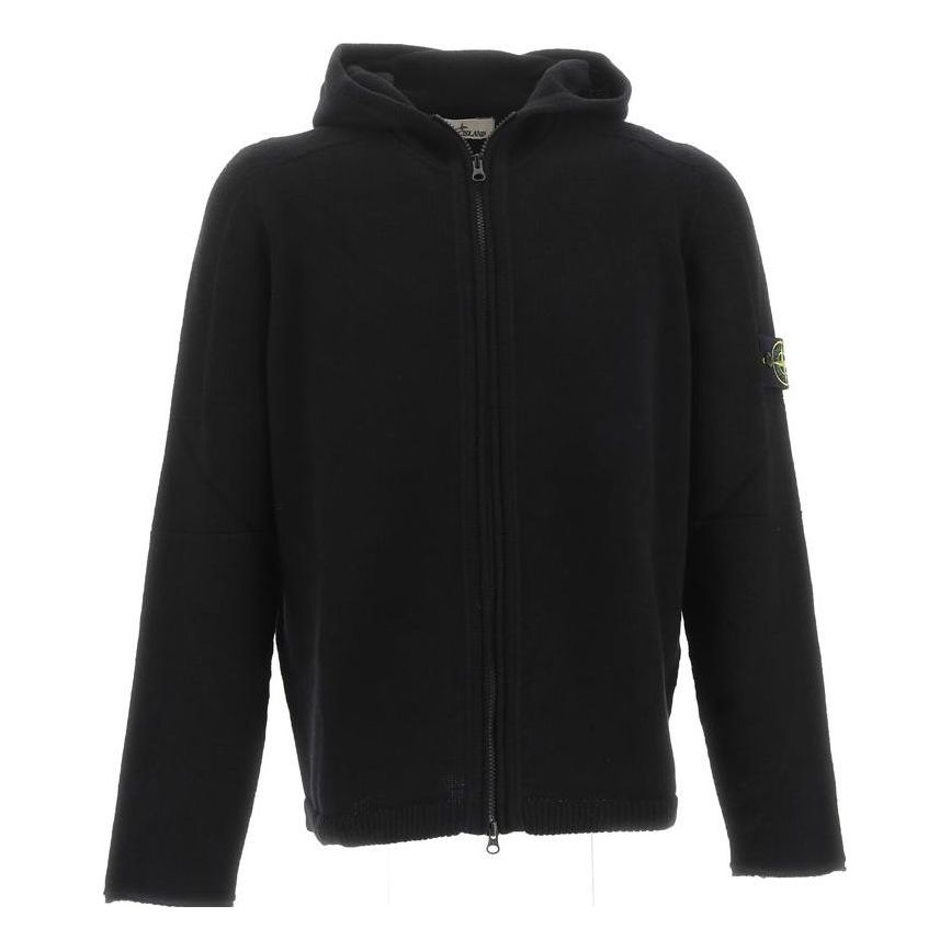 Пуловер Stone Island Zip Hoodie Черно | 7915509A3-V0029, 0