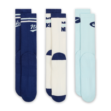 Чорапи Nike Everyday Plus Mid-Calf Socks (3 Pairs) Синьо | HJ9336-902, 4