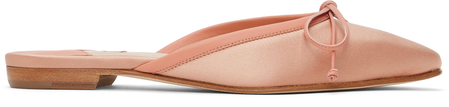 Облекло Manolo Blahnik Manolo Blahnik Ballerimu Flats Розово | 125-2935, 0