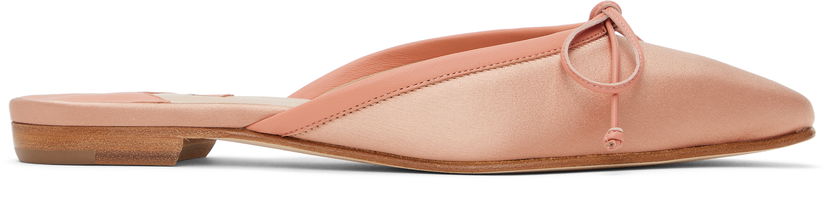 Облекло Manolo Blahnik Manolo Blahnik Ballerimu Flats Розово | 125-2935
