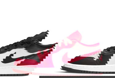 Кецове и обувки Jordan Air Jordan 1 Low "Reverse Black Toe" GS Червено | 553560-163, 2