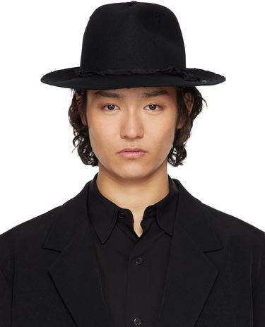 Шапка Yohji Yamamoto YOHJI YAMAMOTO Wool Soft Hat Черно | HP-H05-160, 0