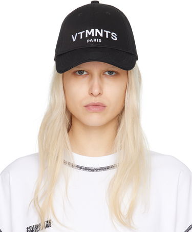 Шапка с козирка VETEMENTS VTMNTS Paris Logo Cap Черно | VL20CA300BW, 0