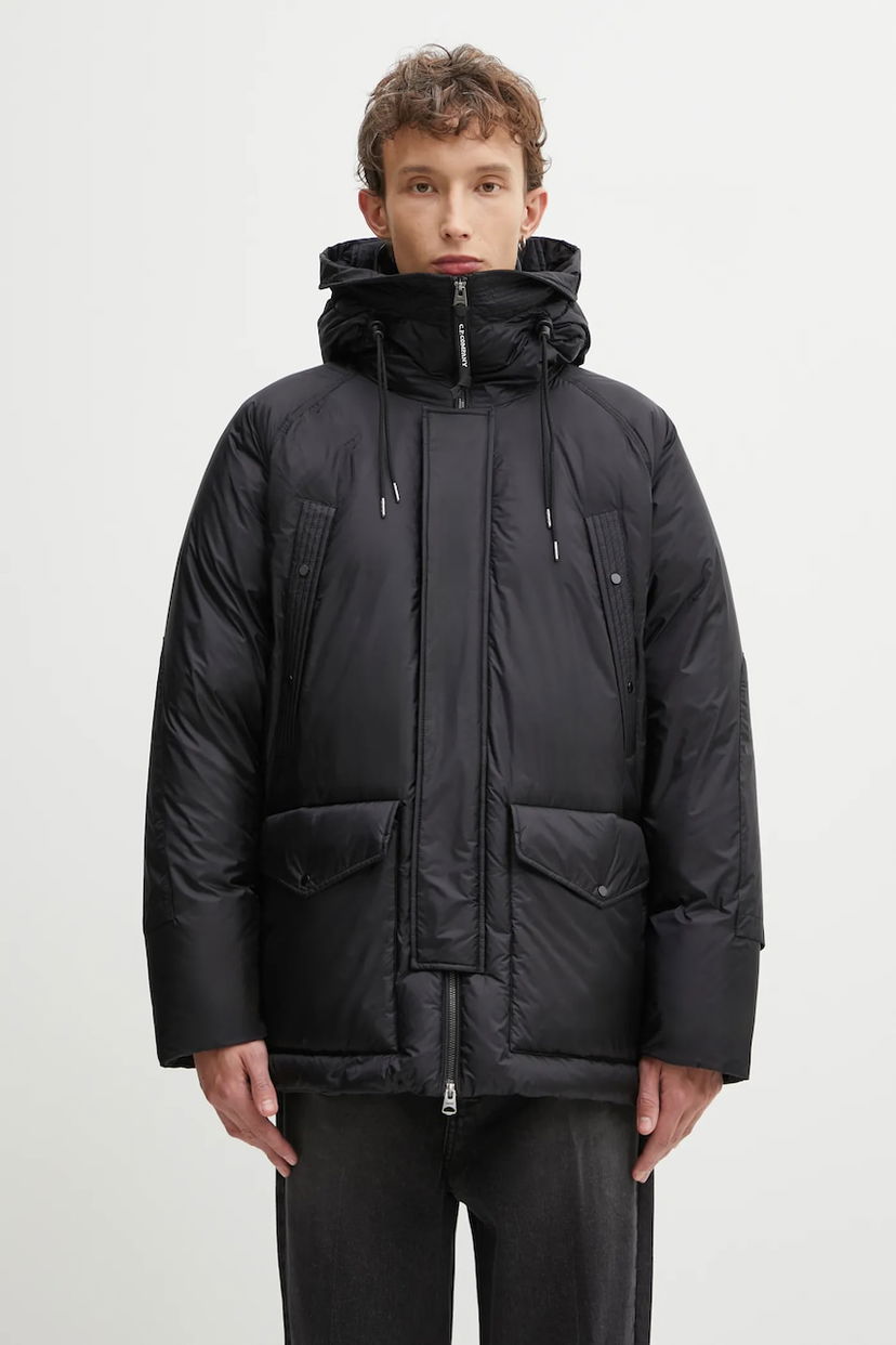 Пухо яке C.P. Company Hooded Winter Puffer Jacket Черно | 19CMOW184A110467A