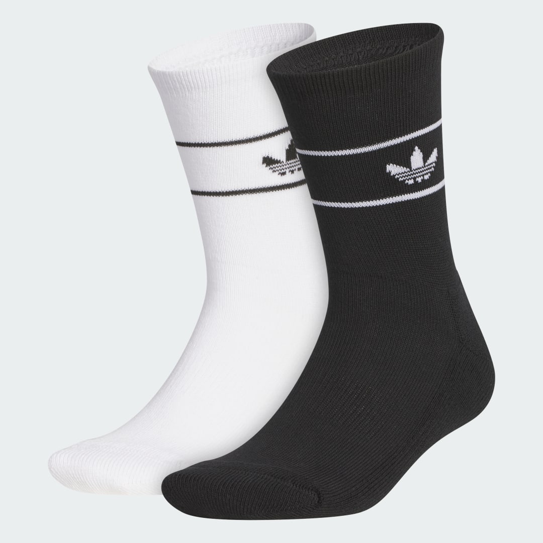 Чорапи adidas Performance Adidas Logo Band Socks 2-Pack Черно | JY2711, 0