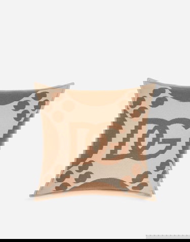 Домашен декор Dolce & Gabbana Dolce & Gabbana Wool Jacquard Cushion Medium Бежово | TCE008TCAN2U0052, 0