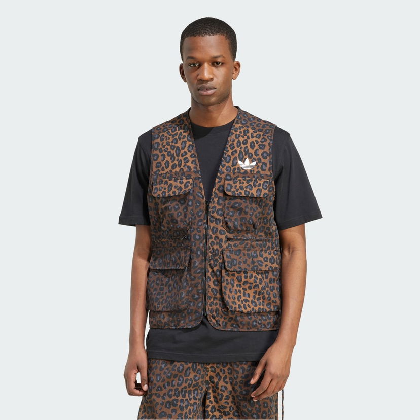 Жилетка adidas Performance Leo Vest Кафяво | JV7557