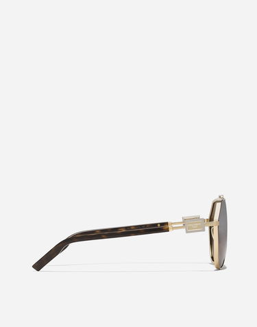 Слънчеви очила Dolce & Gabbana Dolce & Gabbana Smart Aviator Sunglasses Металик | VG2315VM2739V000, 3