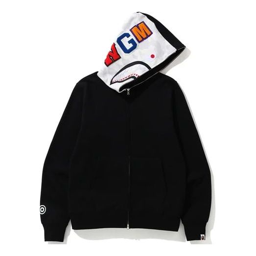 Суитчър BAPE A Bathing Ape Shark Full Zip Hoodie Черно | 1F70-115-008