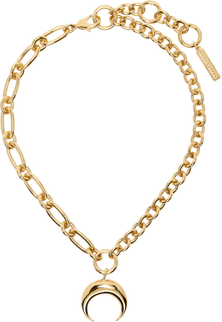 Колие Marine Serre Moon Charms Necklace Металик | UJW011A, 0