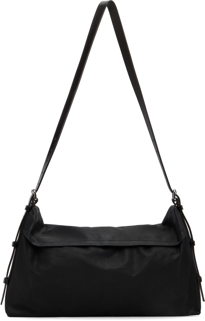 Чанта през рамо LEMAIRE Trench Pocket Small Bag Черно | BG0169 LF1495