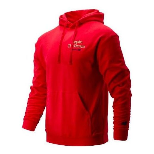 Суитчър New Balance Inspire The Dream Hoodie Червено | MT01601-REP, 0