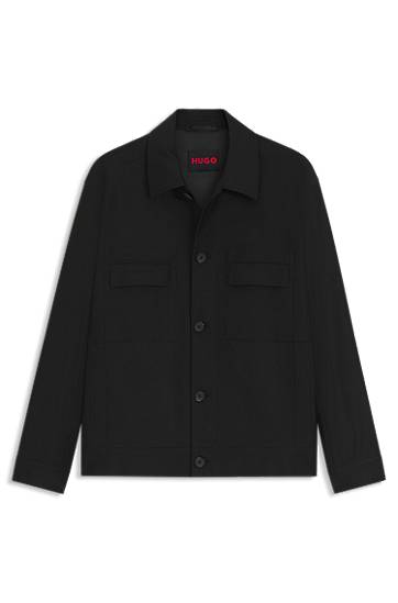 Slim-Fit Wool-Blend Twill Jacket
