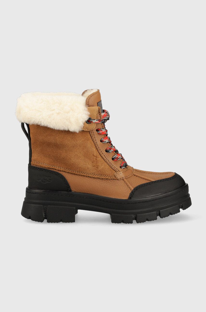 Кецове и обувки UGG Ashton Addie "Chestnut" W Кафяво | 1130524.CHE, 0