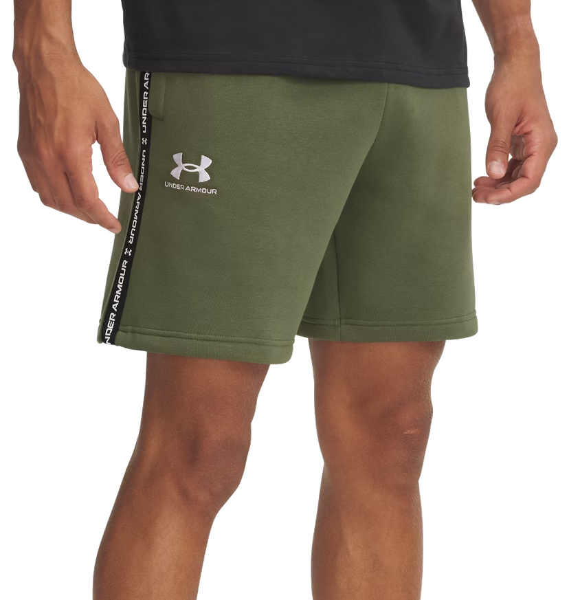 Къси панталони Under Armour UA Icon Fleece Short Taping Зелено | 1390299-390