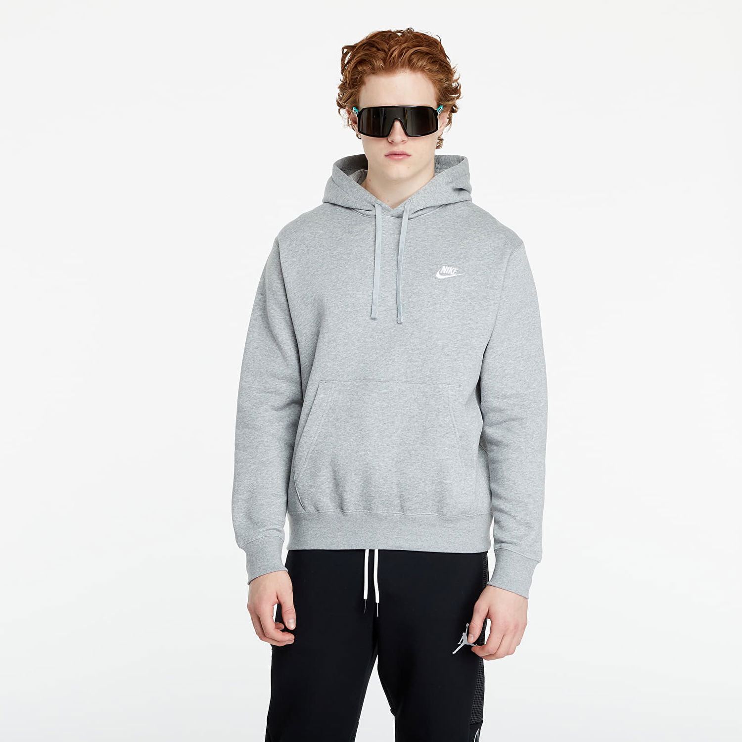 Суитчър Nike Sportswear Club Fleece Pullover Hoodie Сиво | BV2654-063, 0