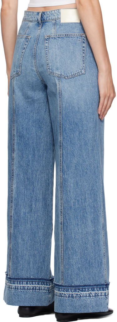 Дънки rag & bone Rag & Bone Marina Wide Leg Jeans Синьо | WDD24F2641F2LI, 2