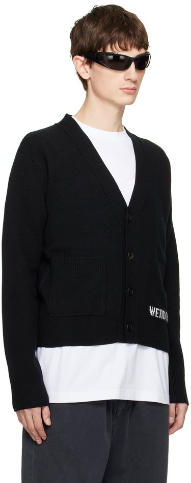 Пуловер We11done We11done Patch Pocket Cardigan Черно | WD-KC3-23-621-U-BK, 4