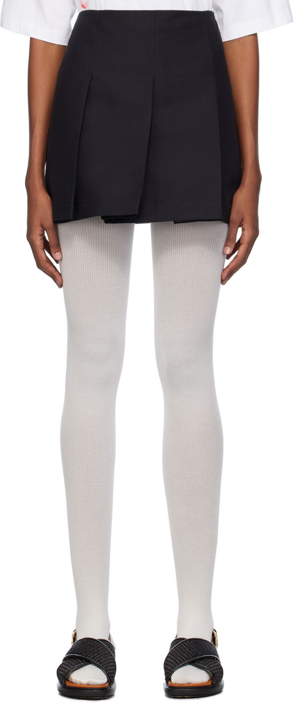 Пола Marni Pleated Miniskirt Черно | GOMA0612A0 TCX28, 0