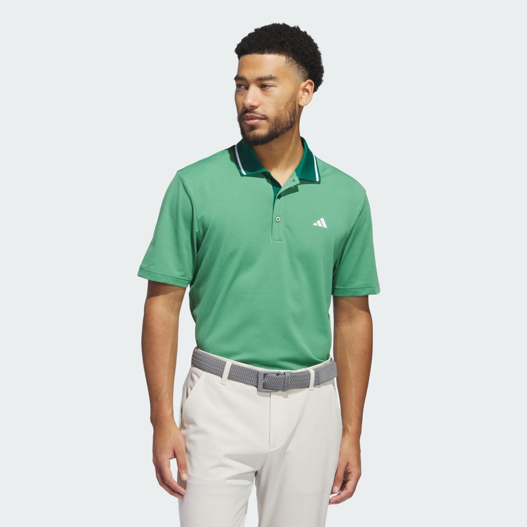 Поло тениска adidas Performance Ultimate365 Tour Twistknit Golf Polo Shirt Зелено | IW1470, 0
