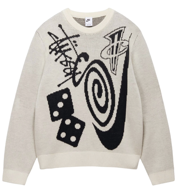Пуловер Nike Stussy x Knit Sweater Тюркоазено | DR2893238 NATU, 0