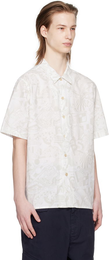Риза Paul Smith PS Paul Smith Pattern Shirt Бяло | M2R-695U-M21966-02, 1