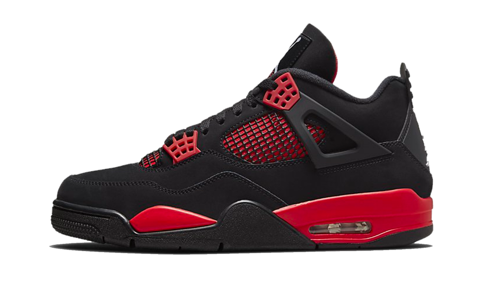 Кецове и обувки Jordan Jordan 4 Retro Red Thunder Черно | CT857016, 1
