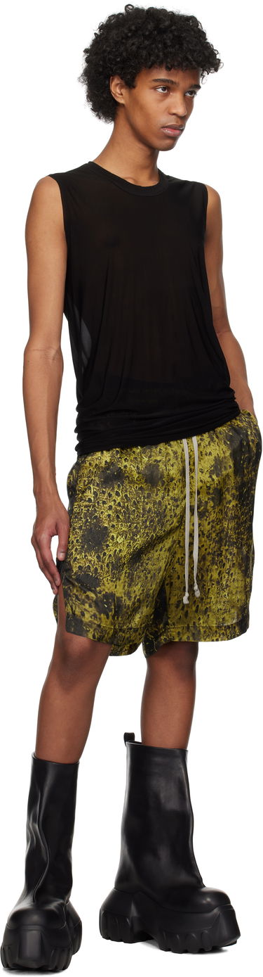 Къси панталони Rick Owens Rick Owens Hollywood Boxers Shorts Зелено | RU01E5397 JP1, 3