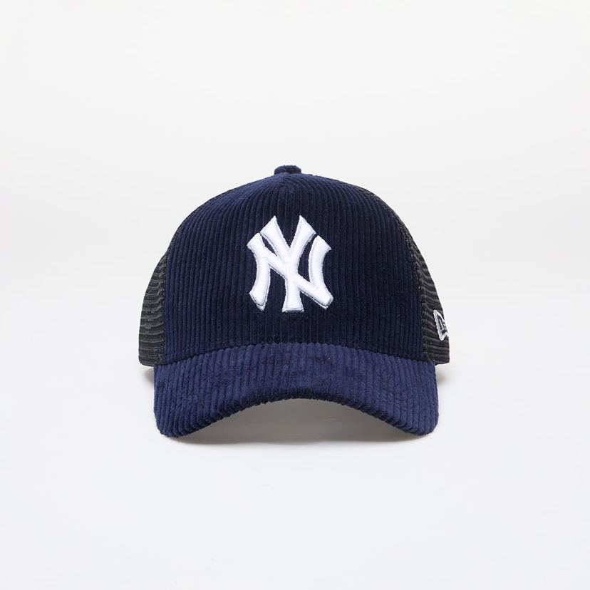 Шапка с козирка New Era New York Yankees MLB Cord 9FORTY E-Frame Adjustable Trucker Cap Navy Universal Тъмно синьо | 60565523