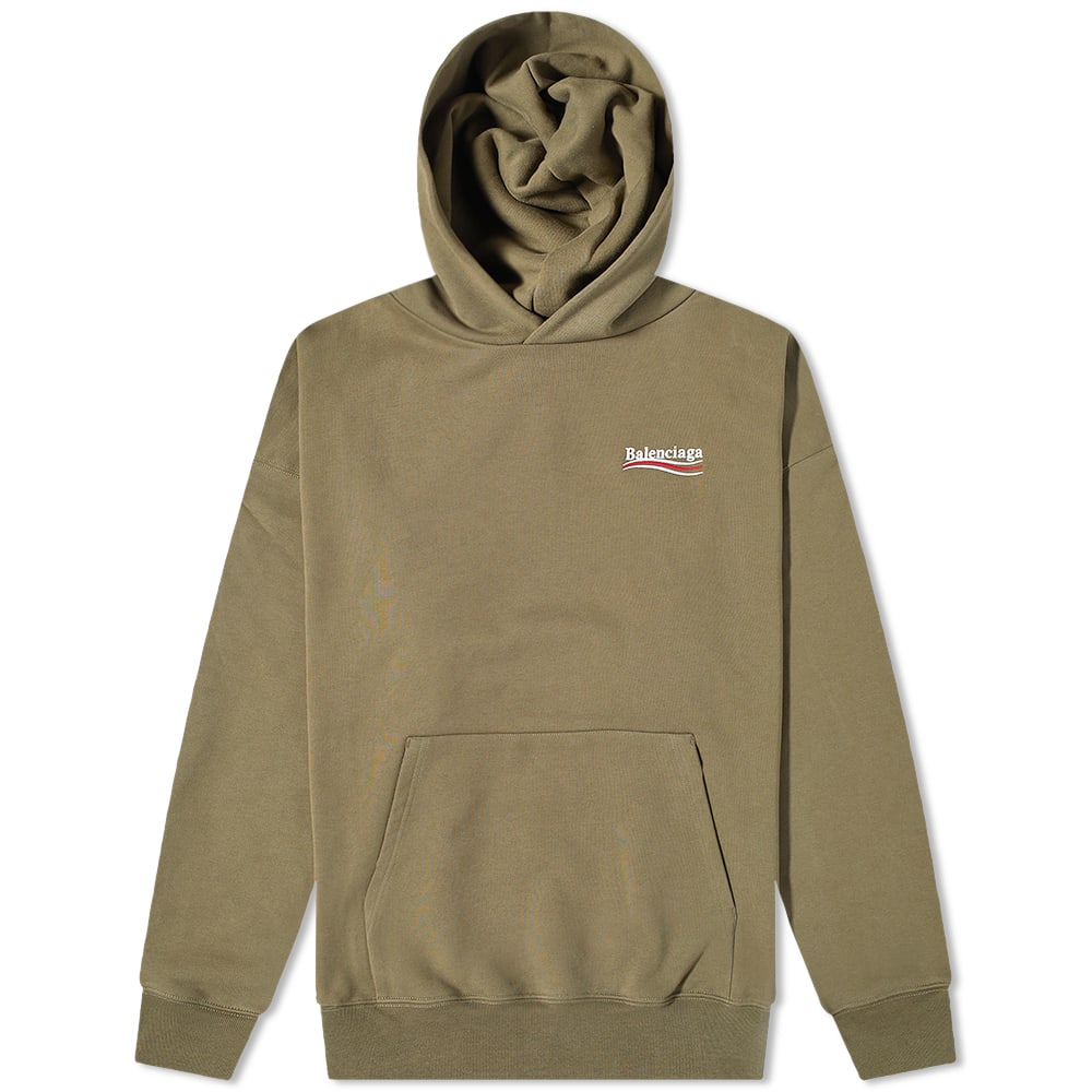 Суитчър Balenciaga Oversized Political Campiagn Hoody Зелено | 620973-TKVI9-2463, 0
