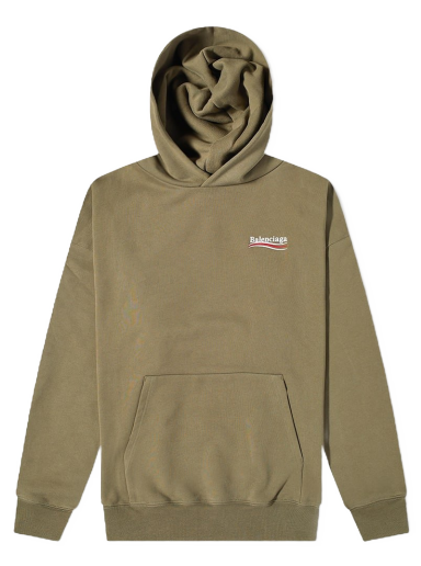 Суитчър Balenciaga Oversized Political Campiagn Hoody Зелено | 620973-TKVI9-2463