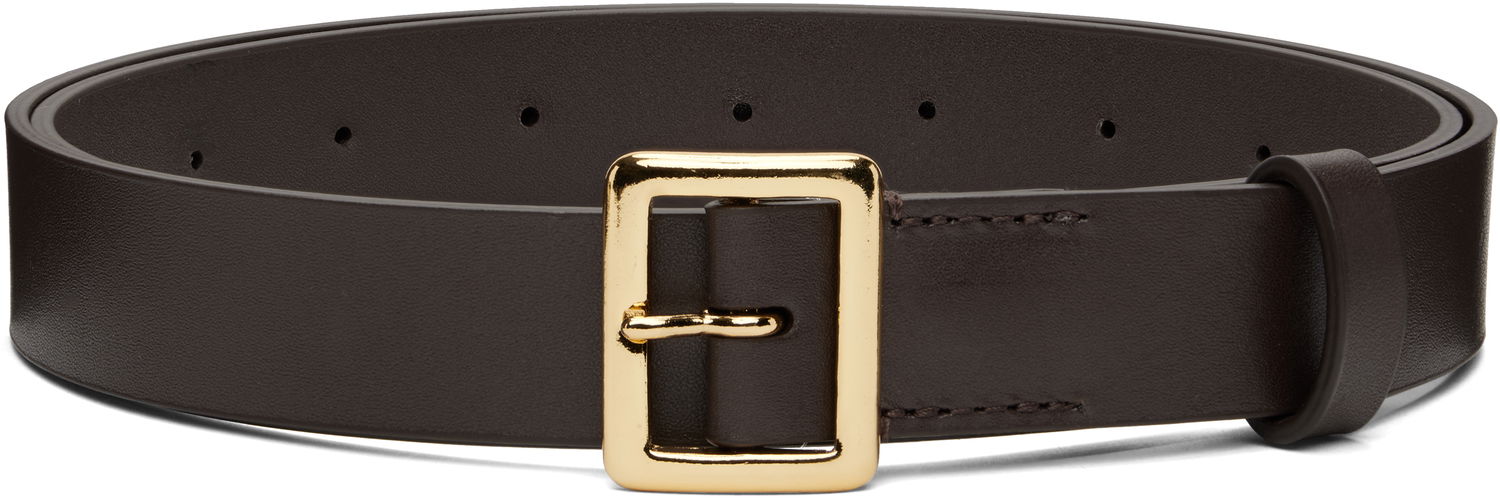 Колани AURALEE AURALEE Square Buckle Belt Кафяво | A00B06RP, 0
