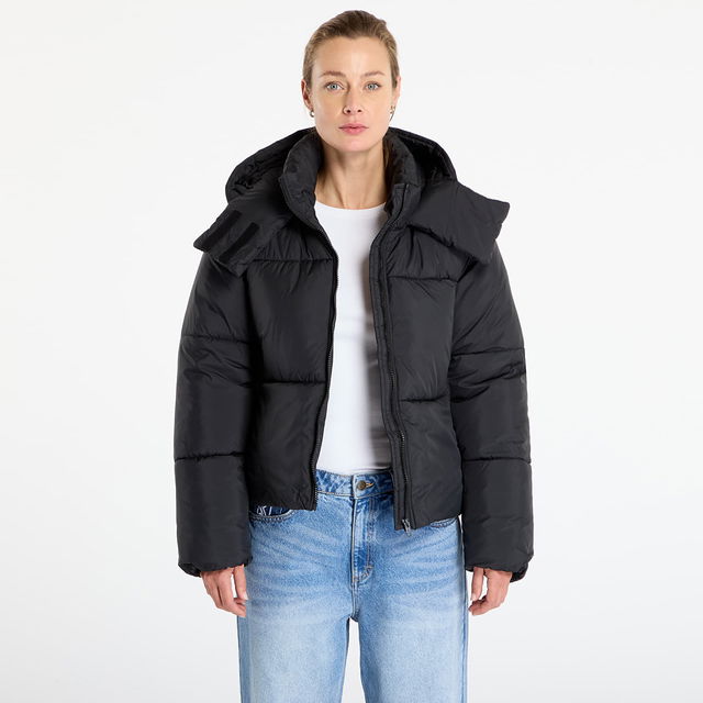 Hooded Collar Puffer Jacket