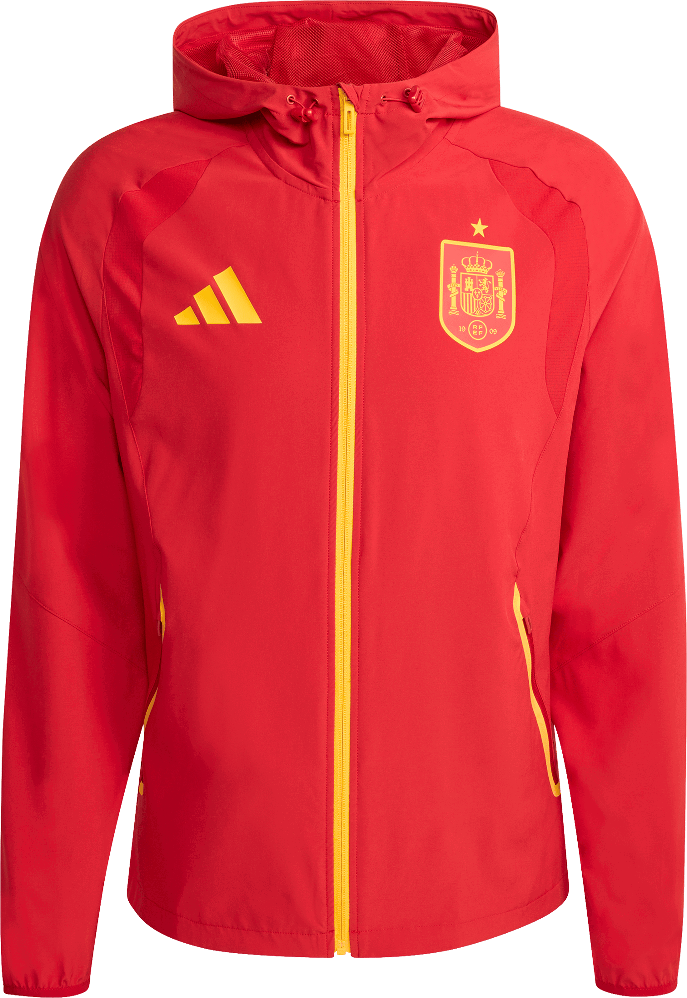 Ветровка adidas Originals Spain Tiro Travel Hooded Windbreaker Jacket Червено | jz2243, 0